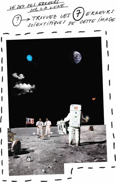 Question 13 | Le jeu des erreurs sur la lune: trouvez les 7 erreurs scientifiques