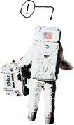 L'astronaute et son sac de 100kg